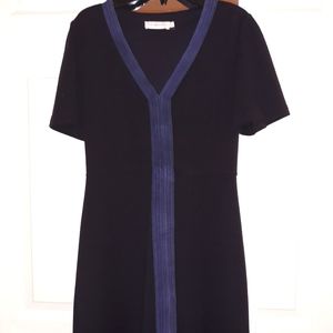 Tory Burch xs dress Black with blue trim
